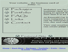 Tablet Screenshot of emeraldcat.com
